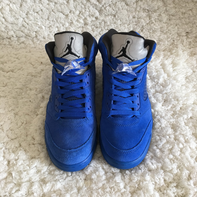 Authentic Air Jordan 5 “Blue Suede”